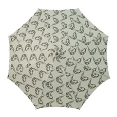 Cute Leaves Draw Golf Umbrellas by ConteMonfrey