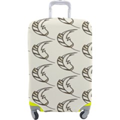 Cute Leaves Draw Luggage Cover (large) by ConteMonfrey