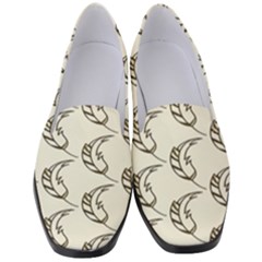 Cute Leaves Draw Women s Classic Loafer Heels by ConteMonfrey