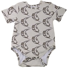 Cute Leaves Draw Baby Short Sleeve Onesie Bodysuit by ConteMonfrey