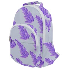 Cute Lavanda Blue Rounded Multi Pocket Backpack by ConteMonfrey