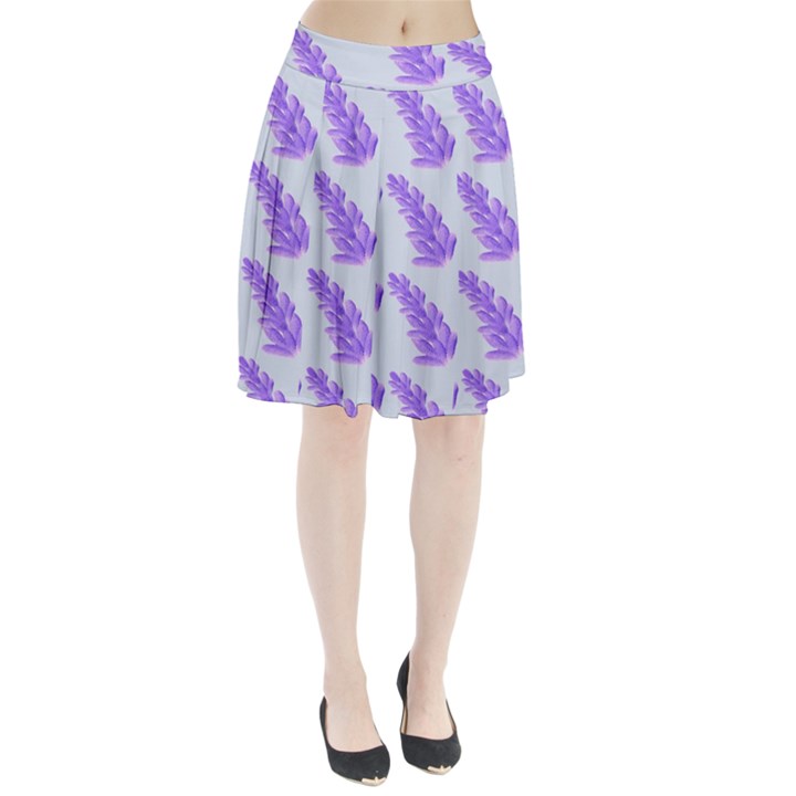 Cute Lavanda Blue Pleated Skirt