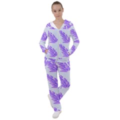 Cute Lavanda Blue Women s Tracksuit by ConteMonfrey