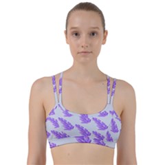 Cute Lavanda Blue Line Them Up Sports Bra by ConteMonfrey