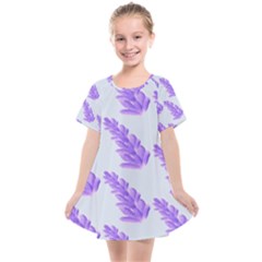 Cute Lavanda Blue Kids  Smock Dress by ConteMonfrey