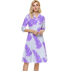 Cute Lavanda Blue Classy Knee Length Dress by ConteMonfrey