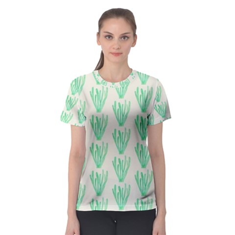 Watercolor Seaweed Women s Sport Mesh Tee by ConteMonfrey