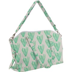 Watercolor Seaweed Canvas Crossbody Bag by ConteMonfrey