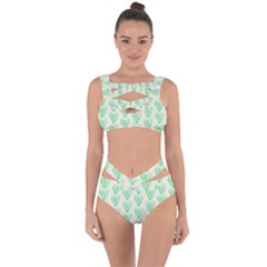 Watercolor Seaweed Bandaged Up Bikini Set  by ConteMonfrey