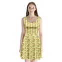 Yellow Fresh Spring Hope Split Back Mini Dress  View1