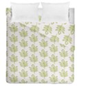 Autumn Leaves Gray Duvet Cover Double Side (Queen Size) View1