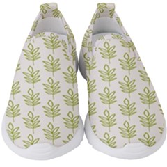 Autumn Leaves Gray Kids  Slip On Sneakers by ConteMonfrey