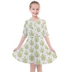 Autumn Leaves Gray Kids  All Frills Chiffon Dress by ConteMonfrey