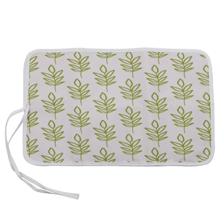 Autumn Leaves Gray Pen Storage Case (L)