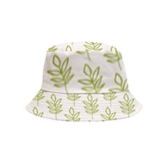 Autumn Leaves Gray Inside Out Bucket Hat (kids) by ConteMonfrey