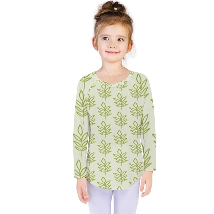 Autumn Leaves Kids  Long Sleeve Tee