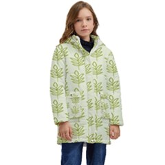 Autumn Leaves Kid s Hooded Longline Puffer Jacket by ConteMonfrey