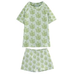 Autumn Leaves Kids  Swim Tee And Shorts Set by ConteMonfrey