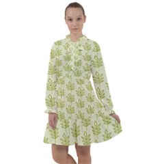 Autumn Leaves All Frills Chiffon Dress by ConteMonfrey