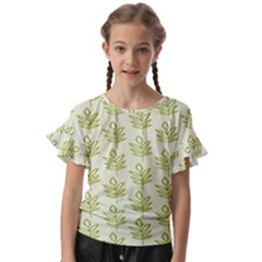 Autumn Leaves Kids  Cut Out Flutter Sleeves by ConteMonfrey