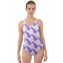 Cute Lavanda Cut-Out Back One Piece Swimsuit View1