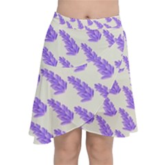 Cute Lavanda Chiffon Wrap Front Skirt by ConteMonfrey