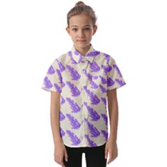 Cute Lavanda Kids  Short Sleeve Shirt by ConteMonfrey