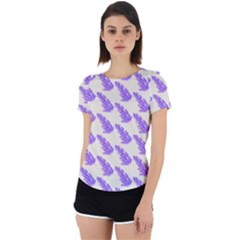 Cute Lavanda Back Cut Out Sport Tee by ConteMonfrey