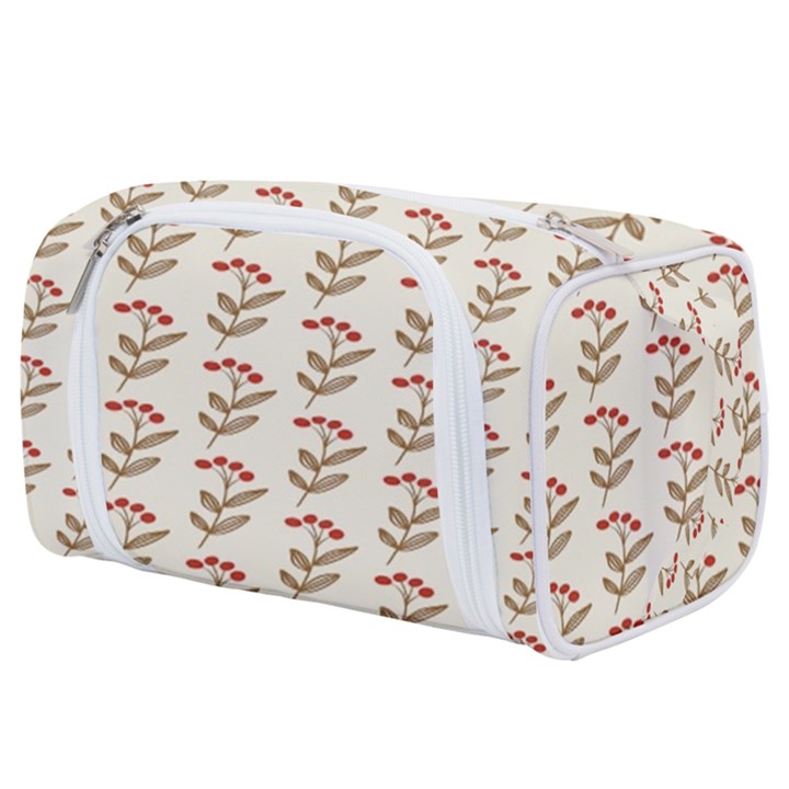 White Fresh Spring Hope Toiletries Pouch