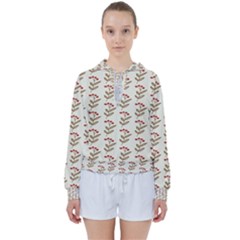 White Fresh Spring Hope Women s Tie Up Sweat by ConteMonfrey