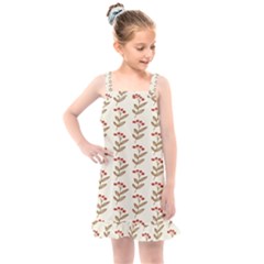 White Fresh Spring Hope Kids  Overall Dress by ConteMonfrey