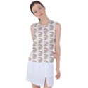 White Fresh Spring Hope Women s Sleeveless Sports Top View1