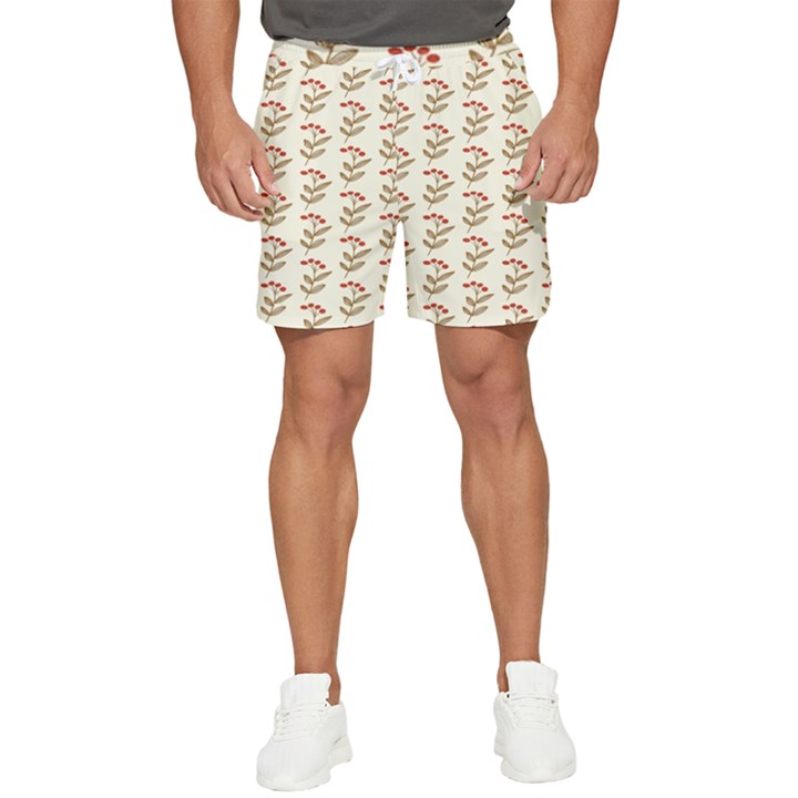 White Fresh Spring Hope Men s Runner Shorts