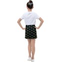 Autumn Leaves Black Kids  Tennis Skirt View2