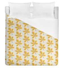 Orange Leaves   Duvet Cover (queen Size) by ConteMonfrey