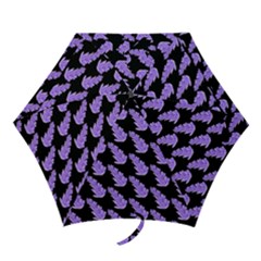 Cute Lavanda Black Mini Folding Umbrellas by ConteMonfrey