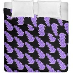 Cute Lavanda Black Duvet Cover Double Side (king Size) by ConteMonfrey