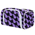 Cute Lavanda Black Toiletries Pouch View1