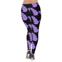 Cute Lavanda Black Velvet Leggings View2