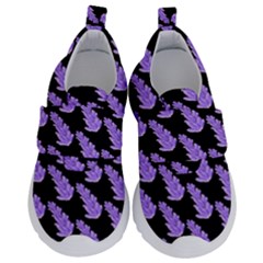 Cute Lavanda Black Kids  Velcro No Lace Shoes by ConteMonfrey