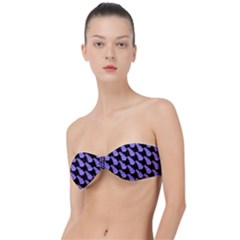 Cute Lavanda Black Classic Bandeau Bikini Top  by ConteMonfrey