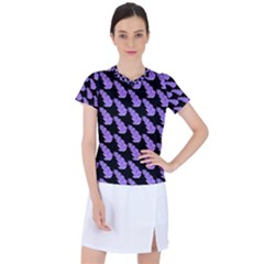 Cute Lavanda Black Women s Sports Top by ConteMonfrey