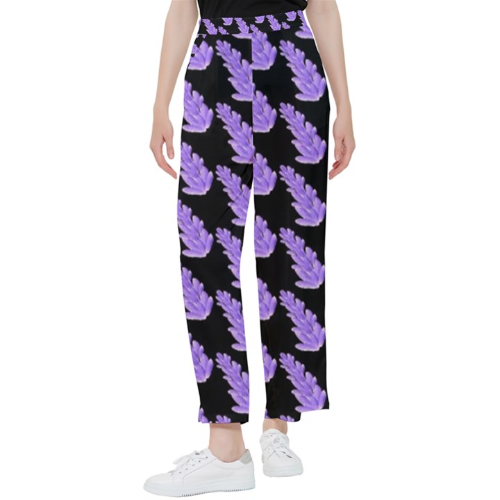 Cute Lavanda Black Women s Pants 