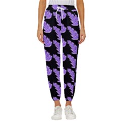 Cute Lavanda Black Cropped Drawstring Pants by ConteMonfrey