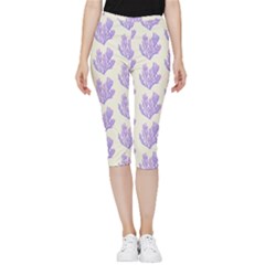 Seaweed Clean Inside Out Lightweight Velour Capri Leggings  by ConteMonfrey