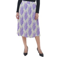 Seaweed Clean Classic Velour Midi Skirt  by ConteMonfrey