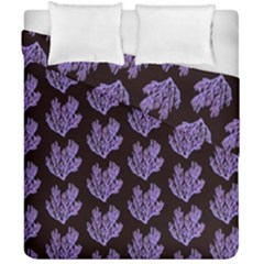 Black Seaweed Duvet Cover Double Side (california King Size) by ConteMonfrey