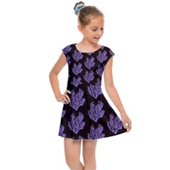 Black Seaweed Kids  Cap Sleeve Dress by ConteMonfrey