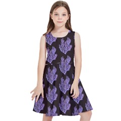 Black Seaweed Kids  Skater Dress by ConteMonfrey