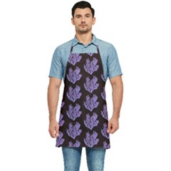 Black Seaweed Kitchen Apron by ConteMonfrey